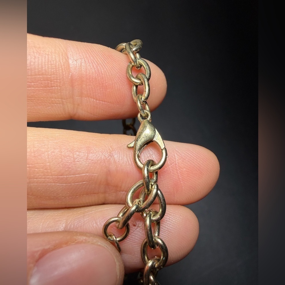 Fashion Jewelry Gold Reptile Charm Bracelet - Picture 4 of 10